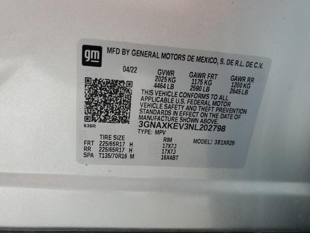 Photo 12 VIN: 3GNAXKEV3NL202798 - CHEVROLET EQUINOX 