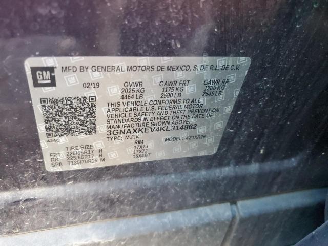 Photo 12 VIN: 3GNAXKEV4KL314862 - CHEVROLET EQUINOX 