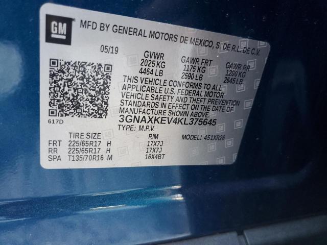 Photo 12 VIN: 3GNAXKEV4KL375645 - CHEVROLET EQUINOX LT 