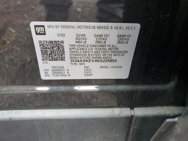 Photo 12 VIN: 3GNAXKEV4NS229854 - CHEVROLET EQUINOX 