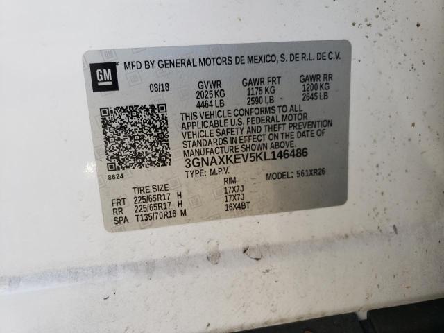 Photo 11 VIN: 3GNAXKEV5KL146486 - CHEVROLET EQUINOX 