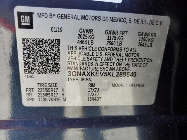 Photo 12 VIN: 3GNAXKEV5KL289549 - CHEVROLET EQUINOX 