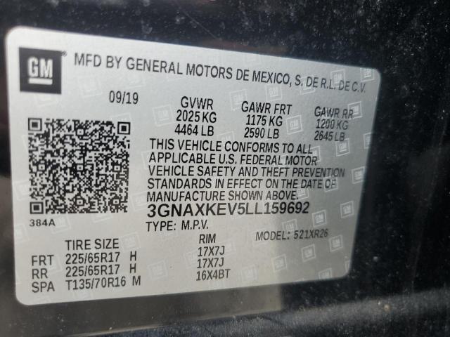 Photo 12 VIN: 3GNAXKEV5LL159692 - CHEVROLET EQUINOX LT 