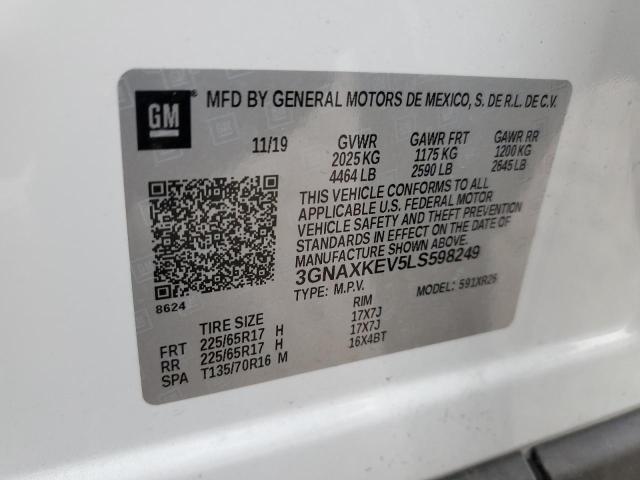 Photo 9 VIN: 3GNAXKEV5LS598249 - CHEVROLET EQUINOX LT 