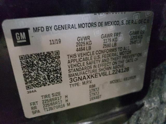 Photo 12 VIN: 3GNAXKEV6LL224128 - CHEVROLET EQUINOX 