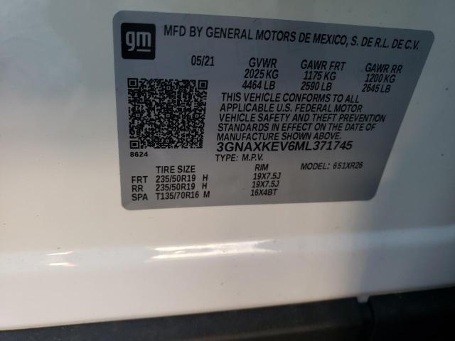 Photo 12 VIN: 3GNAXKEV6ML371745 - CHEVROLET EQUINOX LT 