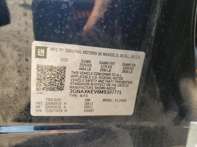 Photo 12 VIN: 3GNAXKEV6MS107771 - CHEVROLET EQUINOX 