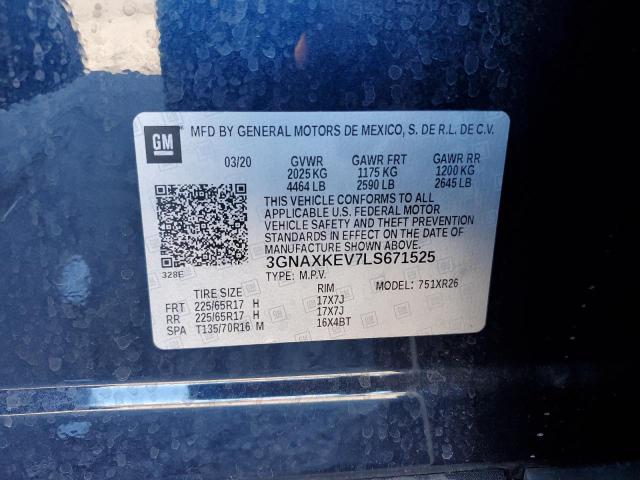 Photo 9 VIN: 3GNAXKEV7LS671525 - CHEVROLET EQUINOX 