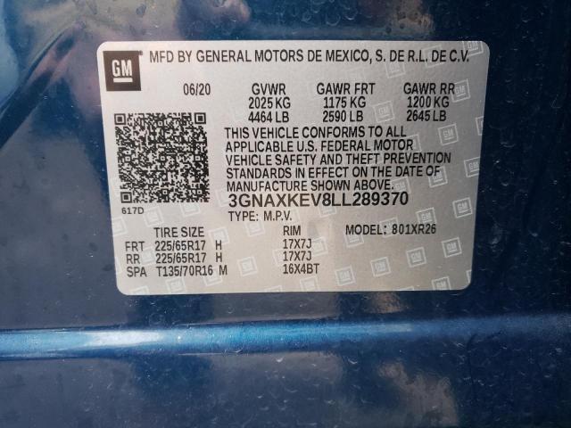 Photo 9 VIN: 3GNAXKEV8LL289370 - CHEVROLET EQUINOX LT 