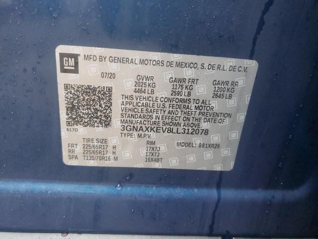 Photo 12 VIN: 3GNAXKEV8LL312078 - CHEVROLET EQUINOX 