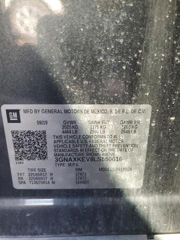 Photo 12 VIN: 3GNAXKEV8LS550616 - CHEVROLET EQUINOX 