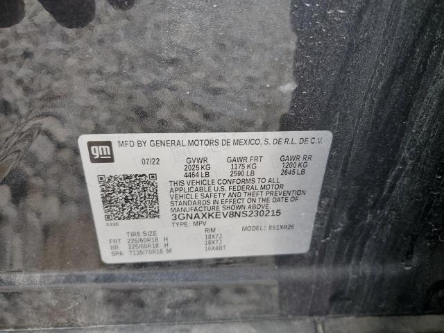 Photo 12 VIN: 3GNAXKEV8NS230215 - CHEVROLET EQUINOX 