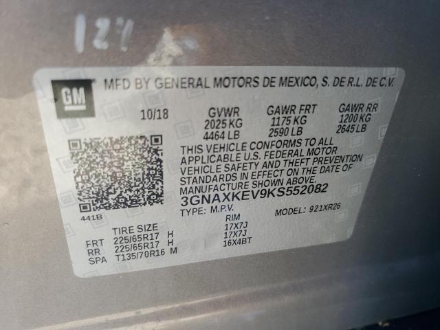 Photo 13 VIN: 3GNAXKEV9KS552082 - CHEVROLET EQUINOX LT 