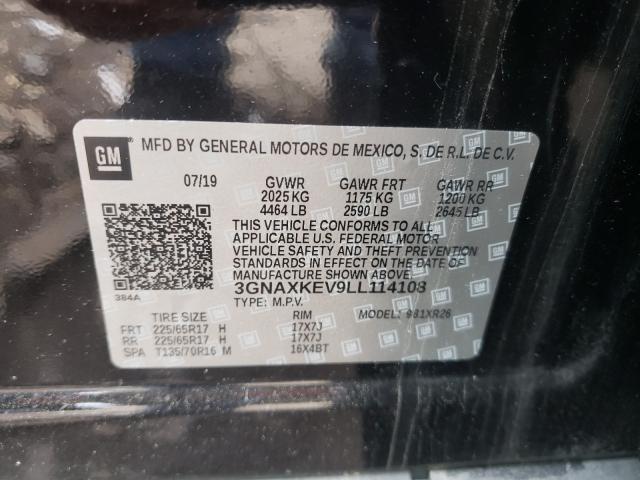 Photo 9 VIN: 3GNAXKEV9LL114108 - CHEVROLET EQUINOX LT 