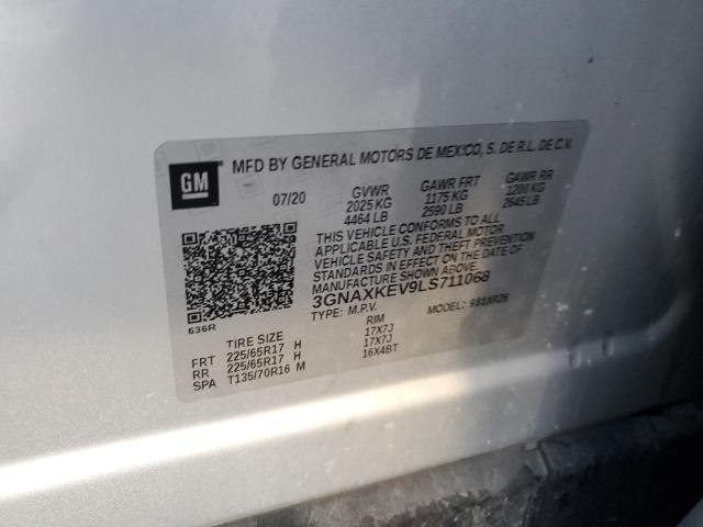 Photo 12 VIN: 3GNAXKEV9LS711068 - CHEVROLET EQUINOX LT 