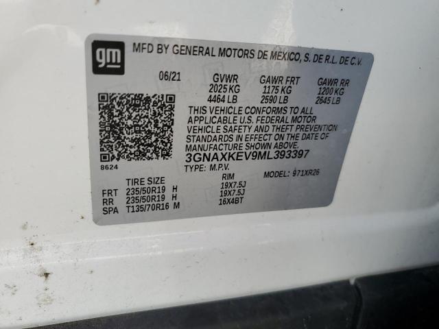 Photo 12 VIN: 3GNAXKEV9ML393397 - CHEVROLET EQUINOX LT 