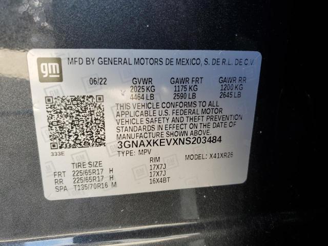 Photo 12 VIN: 3GNAXKEVXNS203484 - CHEVROLET EQUINOX 