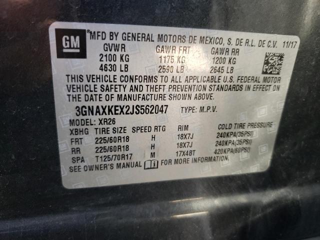 Photo 11 VIN: 3GNAXKEX2JS562047 - CHEVROLET EQUINOX 