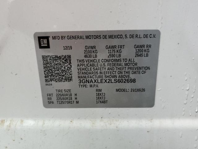 Photo 12 VIN: 3GNAXLEX2LS602698 - CHEVROLET EQUINOX 