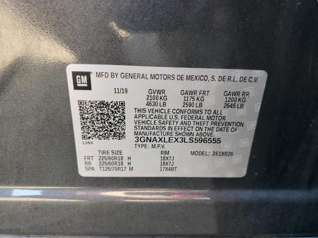 Photo 9 VIN: 3GNAXLEX3LS596555 - CHEVROLET EQUINOX LT 