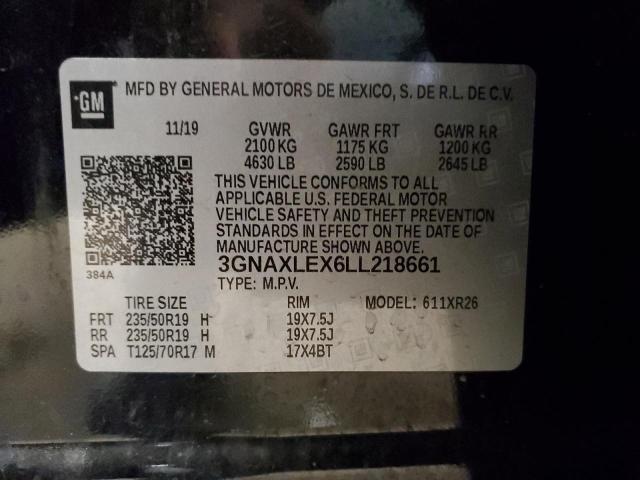 Photo 12 VIN: 3GNAXLEX6LL218661 - CHEVROLET EQUINOX 