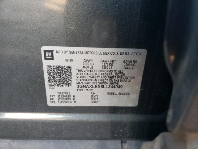 Photo 12 VIN: 3GNAXLEX8LL344049 - CHEVROLET EQUINOX 