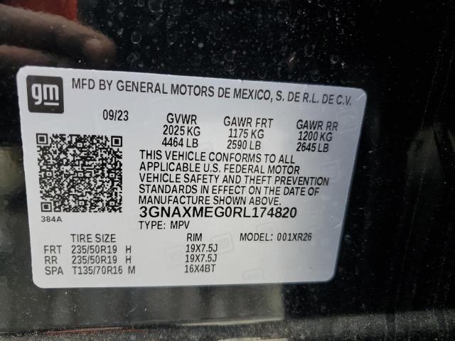 Photo 12 VIN: 3GNAXMEG0RL174820 - CHEVROLET EQUINOX RS 