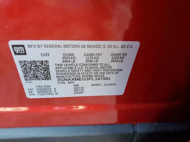 Photo 12 VIN: 3GNAXMEG3PL147561 - CHEVROLET EQUINOX 