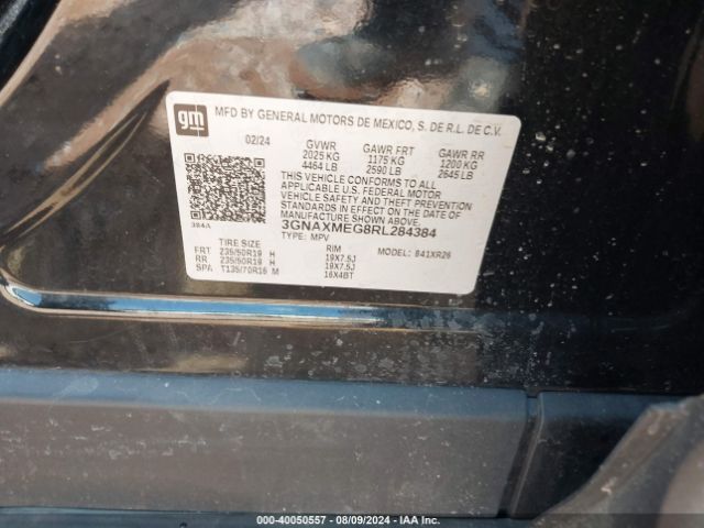 Photo 8 VIN: 3GNAXMEG8RL284384 - CHEVROLET EQUINOX 