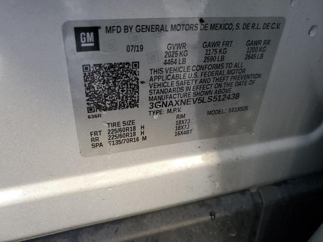 Photo 12 VIN: 3GNAXNEV5LS512438 - CHEVROLET EQUINOX PR 