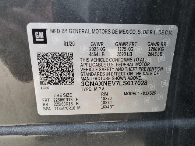 Photo 12 VIN: 3GNAXNEV7LS617028 - CHEVROLET EQUINOX PR 