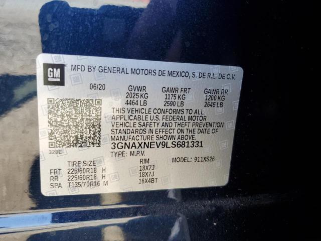 Photo 12 VIN: 3GNAXNEV9LS681331 - CHEVROLET EQUINOX PR 