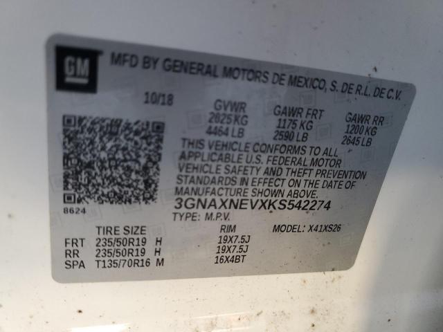 Photo 11 VIN: 3GNAXNEVXKS542274 - CHEVROLET EQUINOX PR 