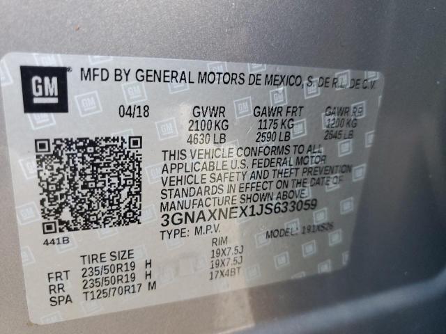 Photo 13 VIN: 3GNAXNEX1JS633059 - CHEVROLET EQUINOX 