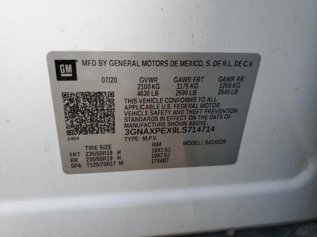 Photo 12 VIN: 3GNAXPEX9LS714714 - CHEVROLET EQUINOX PR 