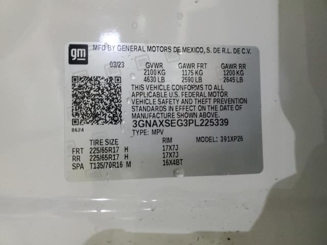 Photo 11 VIN: 3GNAXSEG3PL225339 - CHEVROLET EQUINOX 