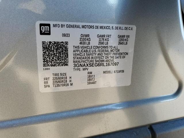 Photo 12 VIN: 3GNAXSEG6RL167097 - CHEVROLET EQUINOX LS 