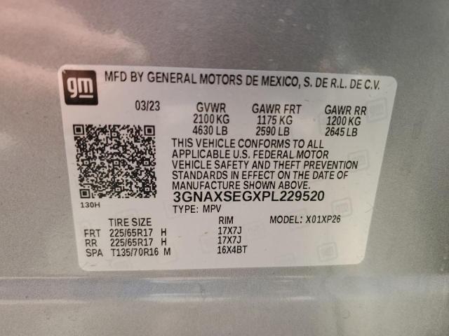 Photo 11 VIN: 3GNAXSEGXPL229520 - CHEVROLET EQUINOX 