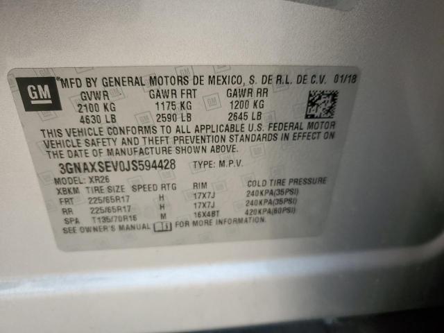 Photo 12 VIN: 3GNAXSEV0JS594428 - CHEVROLET EQUINOX 