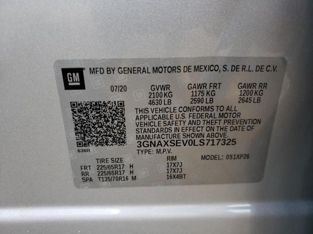 Photo 12 VIN: 3GNAXSEV0LS717325 - CHEVROLET EQUINOX LS 