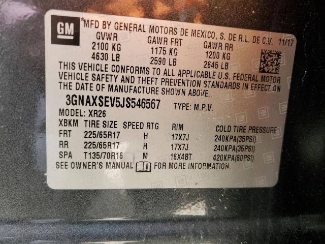 Photo 13 VIN: 3GNAXSEV5JS546567 - CHEVROLET EQUINOX LT 