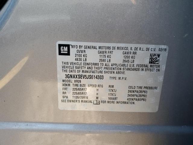 Photo 13 VIN: 3GNAXSEV5JS614303 - CHEVROLET EQUINOX LT 