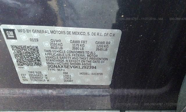 Photo 8 VIN: 3GNAXSEV6KL292394 - CHEVROLET EQUINOX 