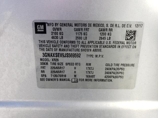 Photo 12 VIN: 3GNAXSEV9JS569592 - CHEVROLET EQUINOX 