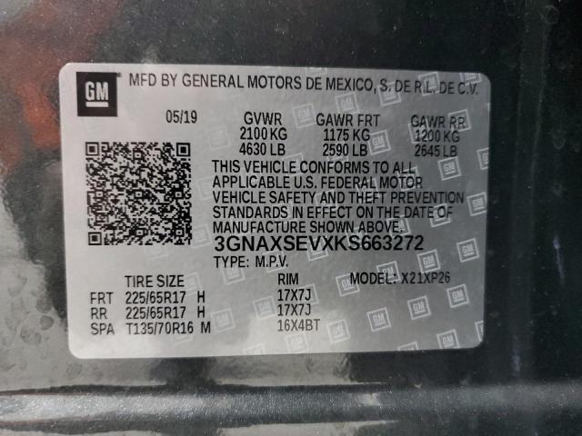 Photo 13 VIN: 3GNAXSEVXKS663272 - CHEVROLET EQUINOX 