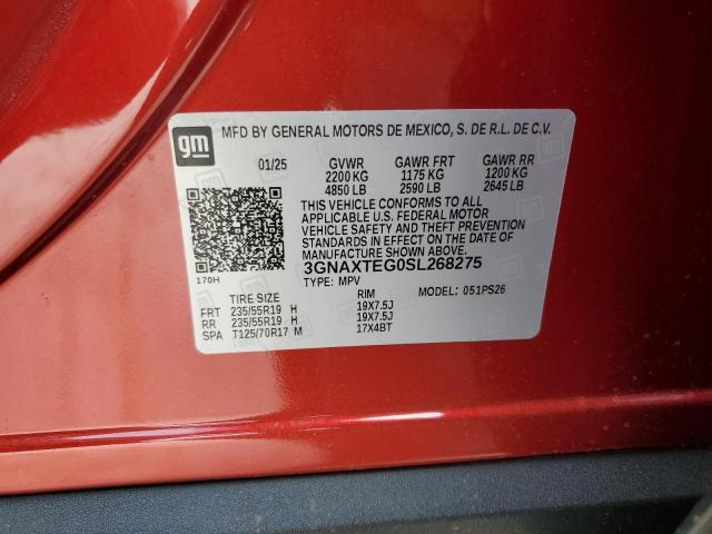 Photo 12 VIN: 3GNAXTEG0SL268275 - CHEVROLET EQUINOX RS 