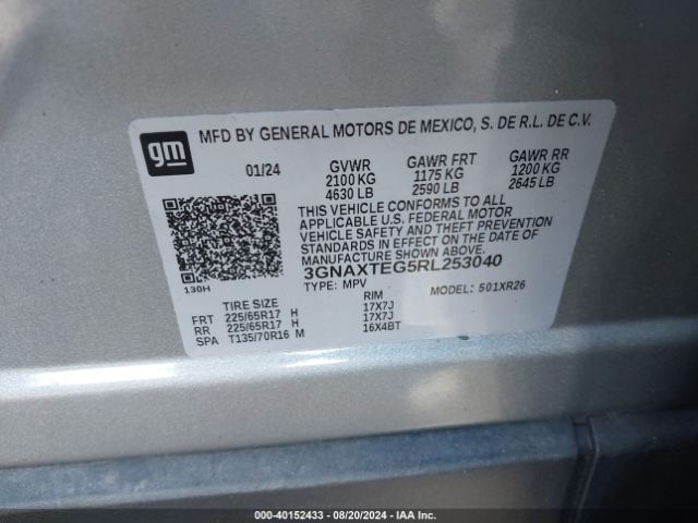 Photo 8 VIN: 3GNAXTEG5RL253040 - CHEVROLET EQUINOX 