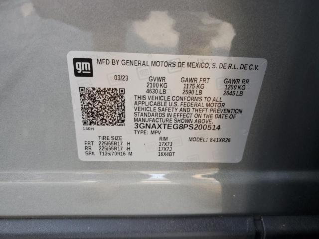 Photo 12 VIN: 3GNAXTEG8PS200514 - CHEVROLET EQUINOX LT 