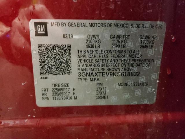 Photo 11 VIN: 3GNAXTEV9KS618832 - CHEVROLET EQUINOX 