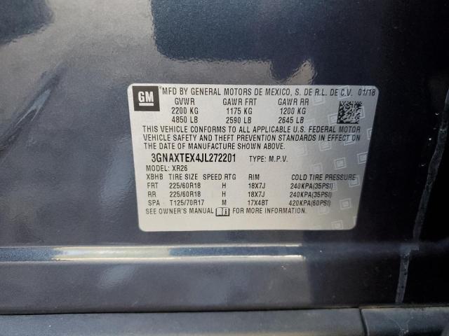 Photo 11 VIN: 3GNAXTEX4JL272201 - CHEVROLET EQUINOX LT 